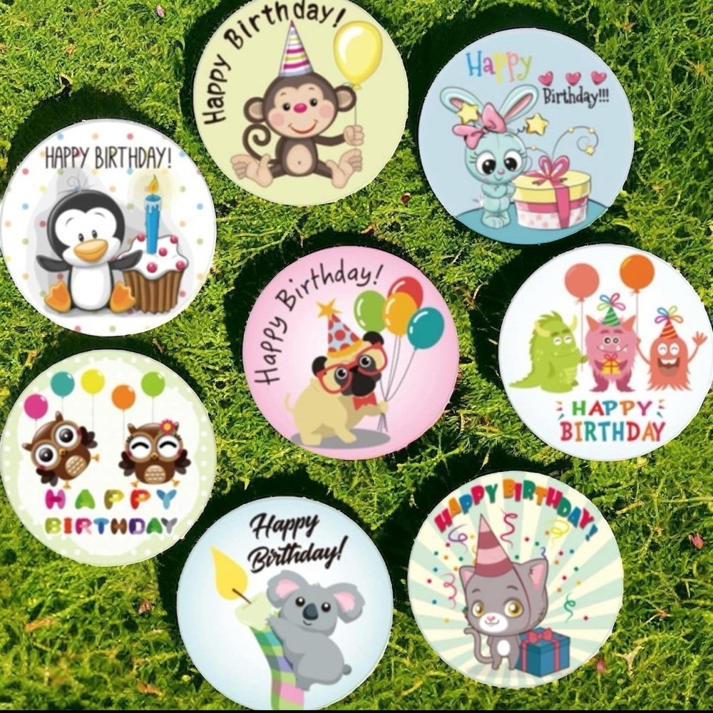 40 Happy Birthday Stickers! - Picture 1 of 1